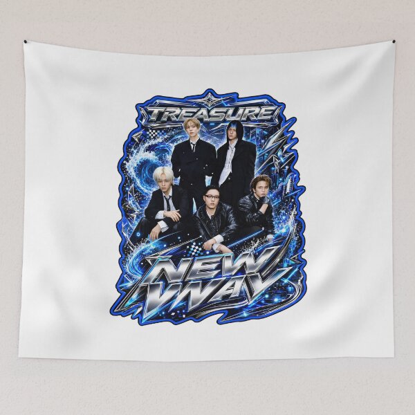 Item preview, TREASURE NEW WAV Y2K Streetwear Kpop Art designed and sold by Valeree Store.