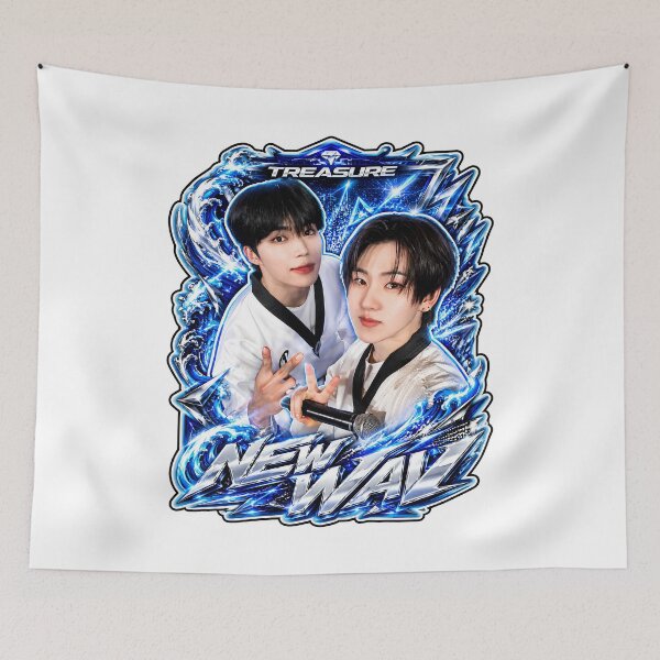 Artikelvorschau, New Wave Rising TREASURE Ästhetische Kpop Illustration entworfen und verkauft von Valeree Store.
