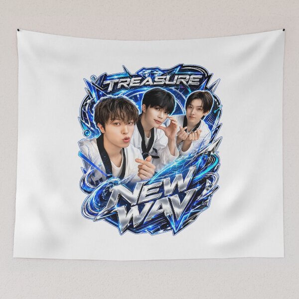 Item preview, TREASURE NEW WAV Fandom Blueprint Graphic Art designed and sold by Valeree Store.