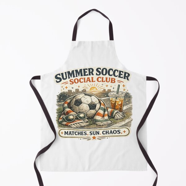Item preview, Summer Soccer Social Club Matches Sun Chaos Shirt designed and sold by Concrete Coffee Studio.