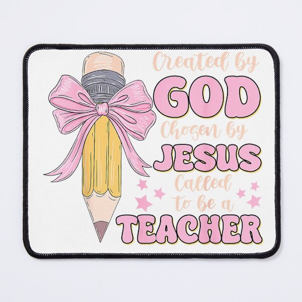 Item preview, Created by God Called to Teacher - Jesus Christian Teacher T-Shirt designed and sold by kevincuellar.