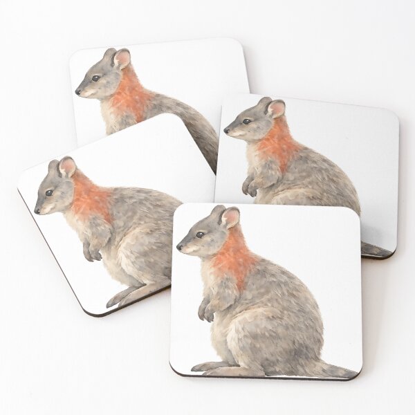 Item preview, Red-necked Pademelon Watercolour Art designed and sold by Jaruart.