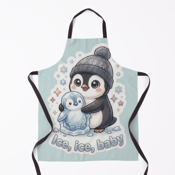 Item preview, Ice Ice Baby Cute Penguin Sculpture Sticker designed and sold by Snikdha.