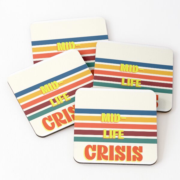 Item preview, Groovy Early Life Crisis Retro Sticker  designed and sold by Retromomma.