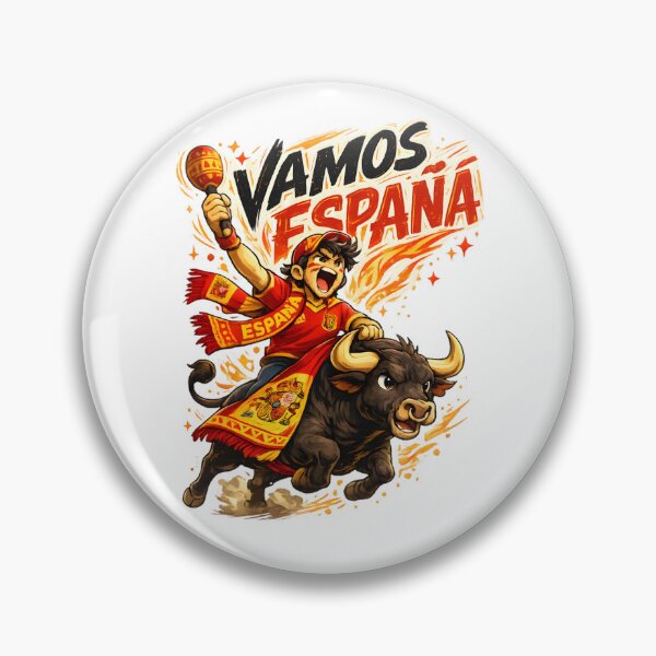 Item preview, Vamos España Cartoon Football 2026 T-Shirt designed and sold by Drofted.