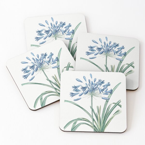 Item preview, African Lily Flowers Botanical Illustration designed and sold by TheRetroArtRoom.