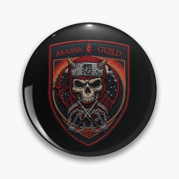 Item preview, AKASHA GUILD legendary Skeletal Ninja Military patch designed and sold by Ragingracoon.