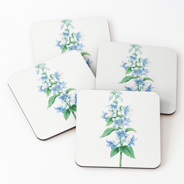 Item preview, Bellflower Flowers Botanical Illustration designed and sold by TheRetroArtRoom.