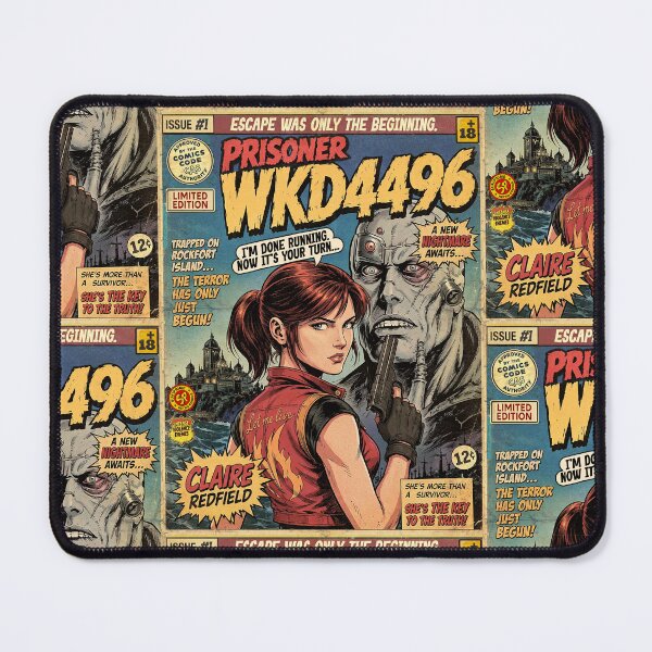 Item preview, Resident Evil Code: Veronica Vintage Retro Comic Cover Art designed and sold by Back2Collage.