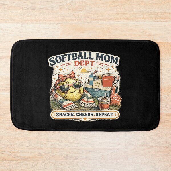 Item preview, Softball Mom Dept Snacks Cheers Repeat Shirt designed and sold by Concrete Coffee Studio.