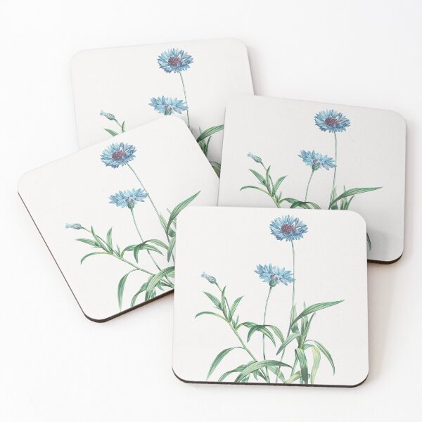 Item preview, Blue Corn Flowers Botanical Illustration designed and sold by TheRetroArtRoom.