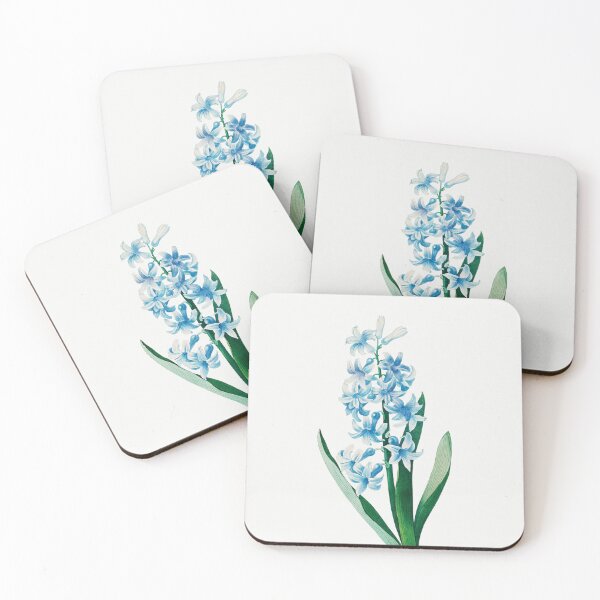 Item preview, Blue Hyacinth Flowers Botanical Illustration designed and sold by TheRetroArtRoom.