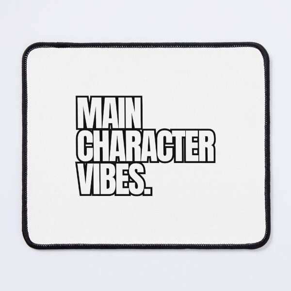 Item preview, Main Character Vibes. | Funny Gen Z Aesthetic | Minimalist Typography Shirt designed and sold by OveloStudios.