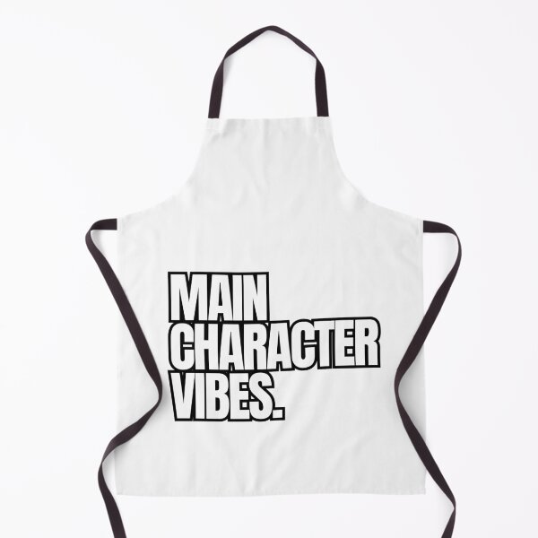 Item preview, Main Character Vibes. | Funny Gen Z Aesthetic | Minimalist Typography Shirt designed and sold by OveloStudios.