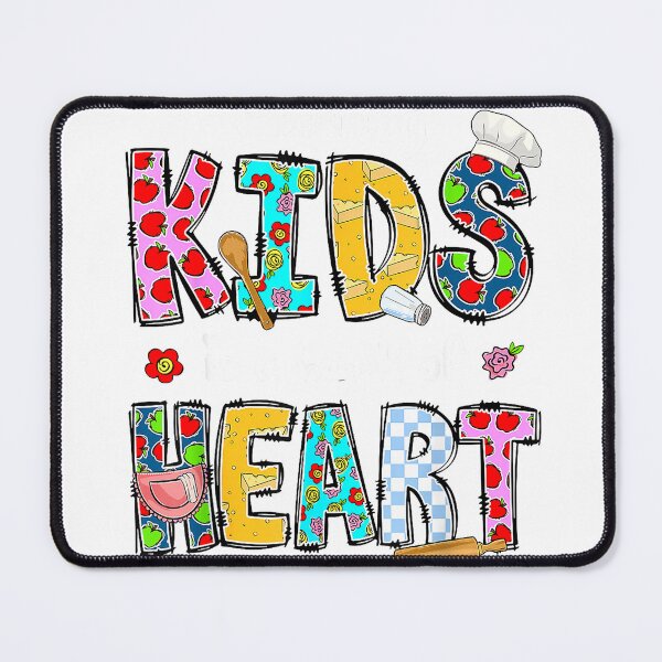 Item preview, Cute Feeding Kids is A Work of Heart School Cafeteria Worker T-Shirt designed and sold by DArtfulStudio.