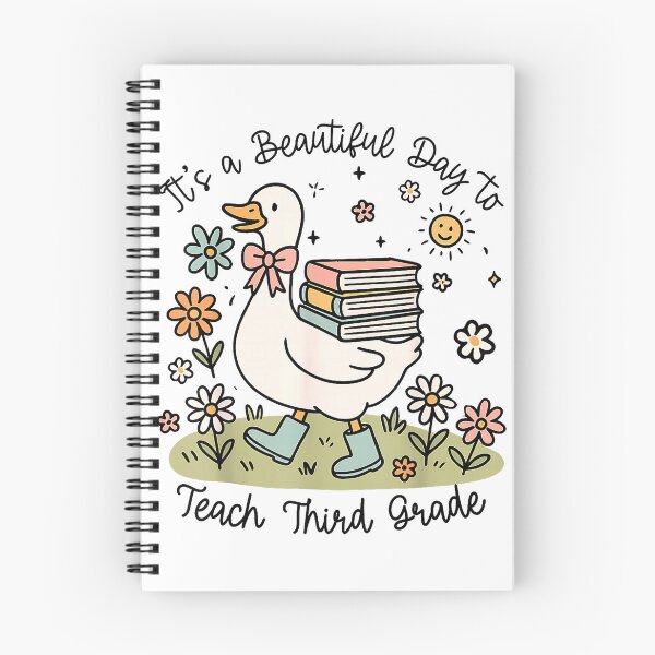 Item preview, Cute Goose It's A Beautiful Day to Teach 3rd Grade Teacher T-Shirt designed and sold by Othinus.