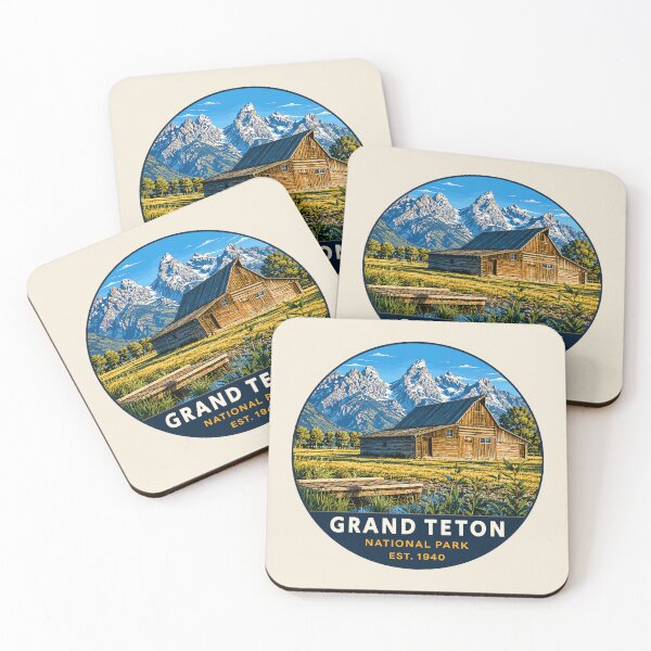 Item preview, Grand Teton National Park Retro Sticker designed and sold by Gideon Emmerich.