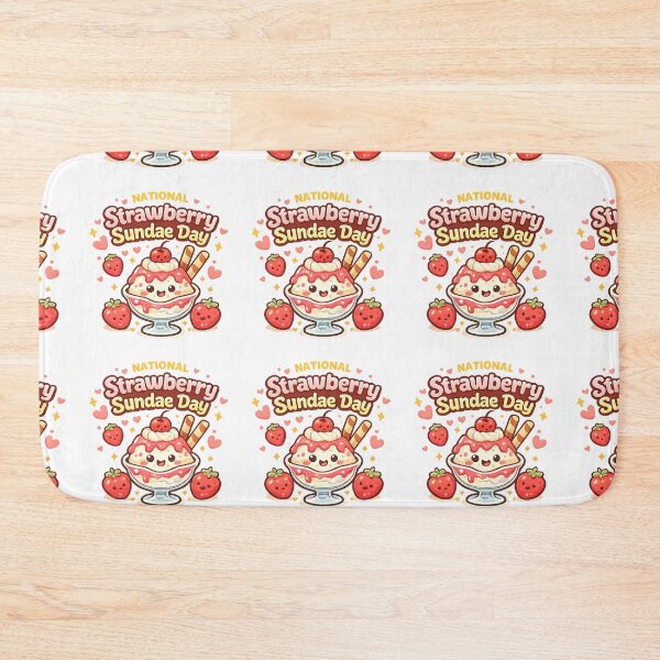 Item preview, Happy National Strawberry Sundae Day designed and sold by Combat Skies.