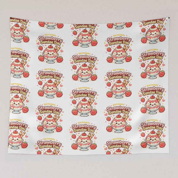Item preview, Happy National Strawberry Sundae Day designed and sold by Combat Skies.