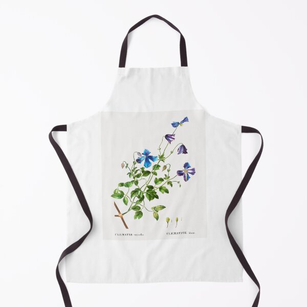 Item preview, Clematis Flowers Botanical Illustration designed and sold by TheRetroArtRoom.