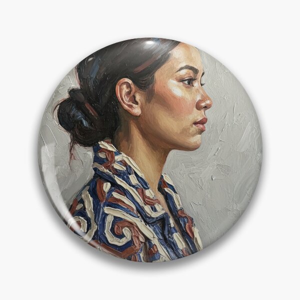 Item preview, Woman Portrait Traditional Pattern Oil Painting Art designed and sold by Francis & May.