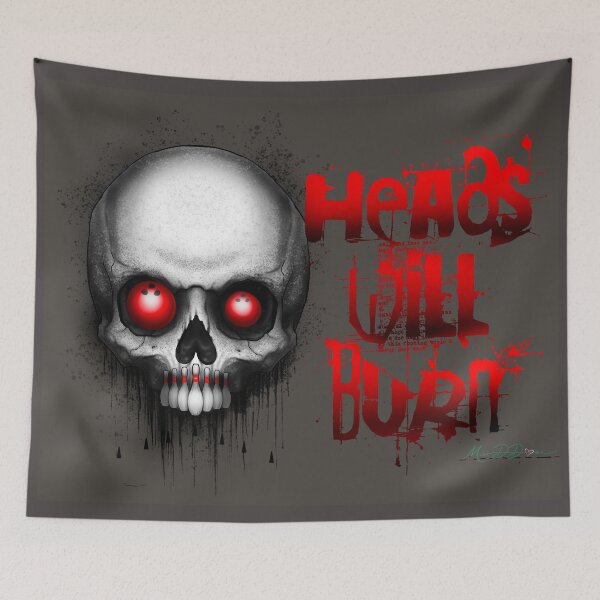 Item preview, Heads Will Burn designed and sold by MetroInk.