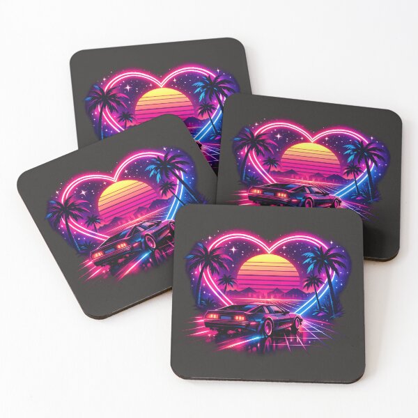 Item preview, Night Riders — Heart Sunset Edition designed and sold by Neo Tokio.