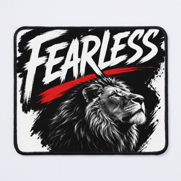 Item preview, Fearless motivational lion designed and sold by MR4me.