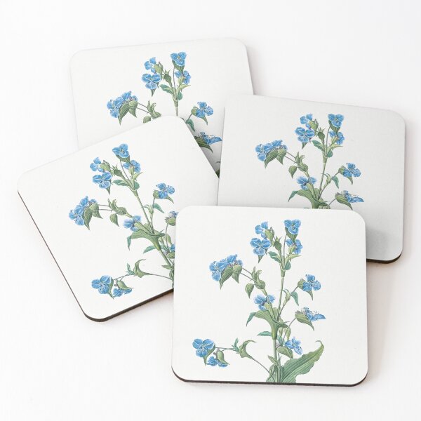 Item preview, Commelina Tuberosa Flowers Botanical Illustration designed and sold by TheRetroArtRoom.