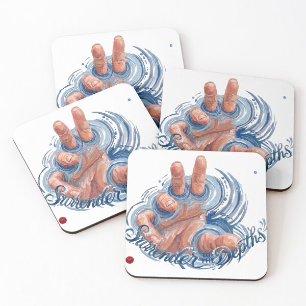 Item preview, Surrender to the Depths Abstract Art designed and sold by MTN-Wear.