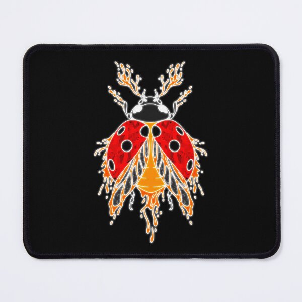 Item preview, Liquid Neon Ladybug designed and sold by VOYID ART STUDIO.