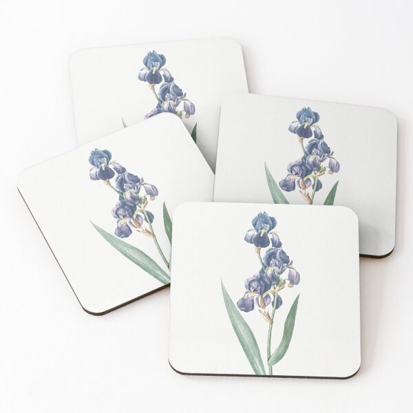 Item preview, Dalmatian Iris Flowers Botanical Illustration designed and sold by TheRetroArtRoom.