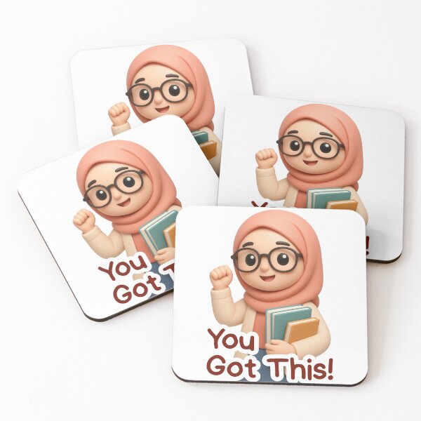 Item preview, You Got This Motivational Hijabi Student designed and sold by Opie-Adn.