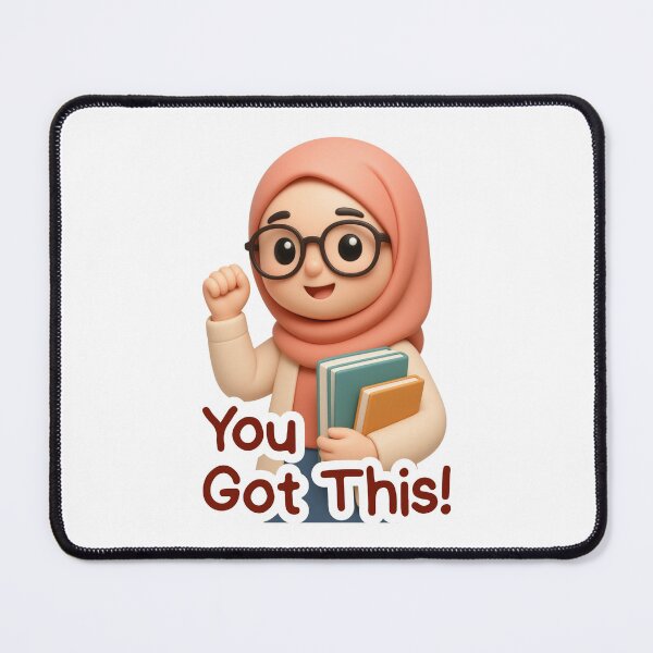 Item preview, You Got This Motivational Hijabi Student designed and sold by Opie-Adn.
