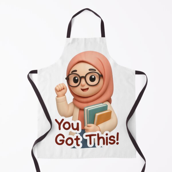 Item preview, You Got This Motivational Hijabi Student designed and sold by Opie-Adn.