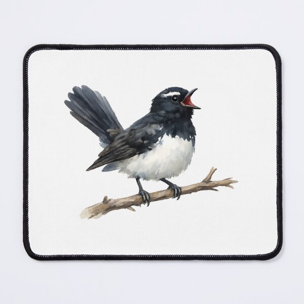 Item preview, Willy Wagtail Watercolour Painting designed and sold by Jaruart.