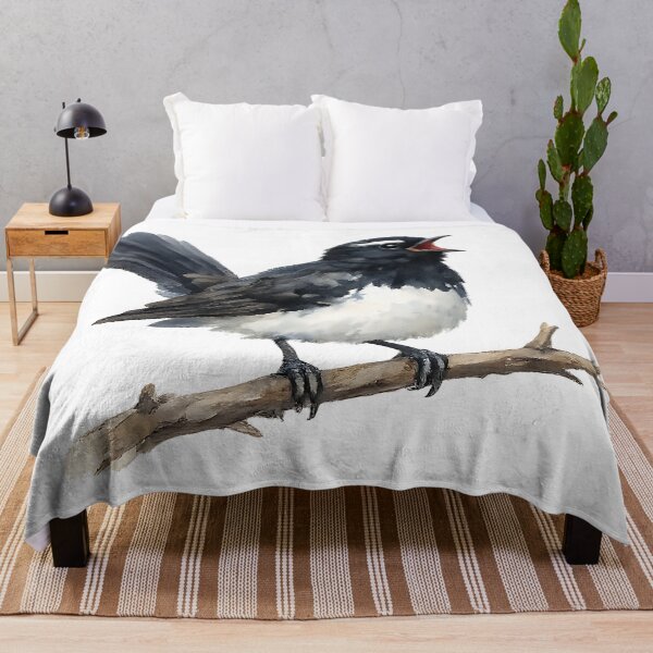 Item preview, Willy Wagtail Watercolour Painting designed and sold by Jaruart.