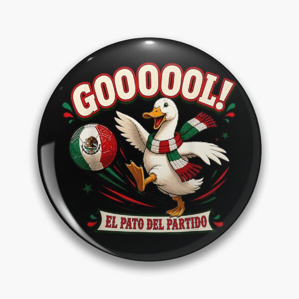 Item preview, El Pato Del Partido Funny Mexican Soccer Duck Goal Celebration National Art designed and sold by HarinDonreka.