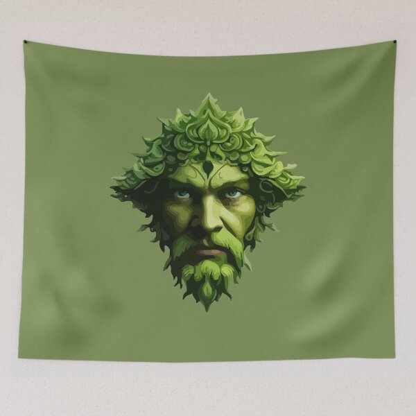 Item preview, Contemporary Pagan Celtic Greenman designed and sold by taiche.
