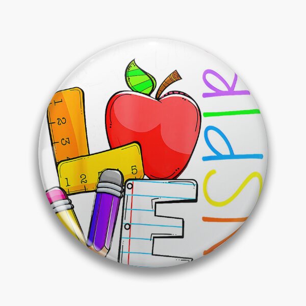 Item preview, Cute Teach Love and Inspire Men Women Teacher T-Shirt designed and sold by Voila-creative.