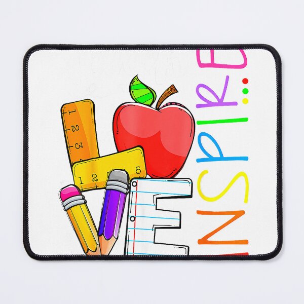 Item preview, Cute Teach Love and Inspire Men Women Teacher T-Shirt designed and sold by Voila-creative.
