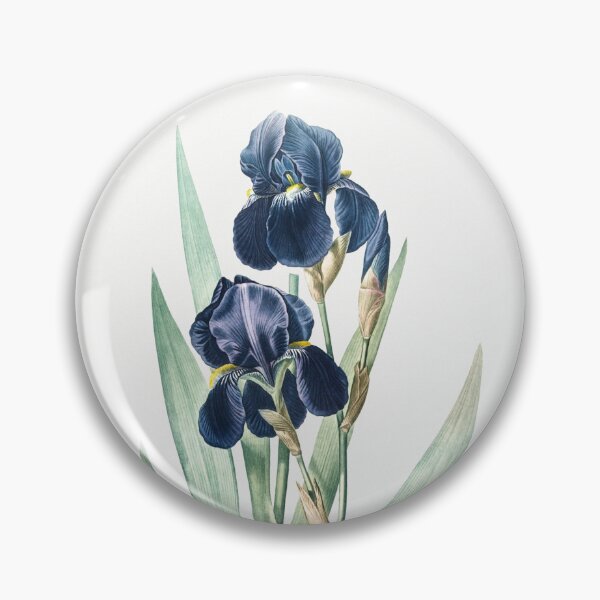 Item preview, German Iris Flowers Botanical Illustration designed and sold by TheRetroArtRoom.