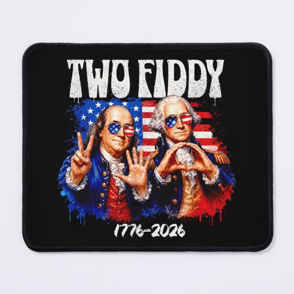 Item preview, Two Fiddy US Semiquincentennial 1776 To 2026 Patriotic Founding Fathers Graphic Art designed and sold by HarinDonreka.