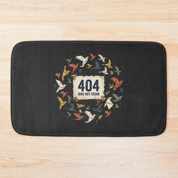 Item preview, 404 Bird Not Found Retro Origami Tech Humor designed and sold by AdyKurniawan.