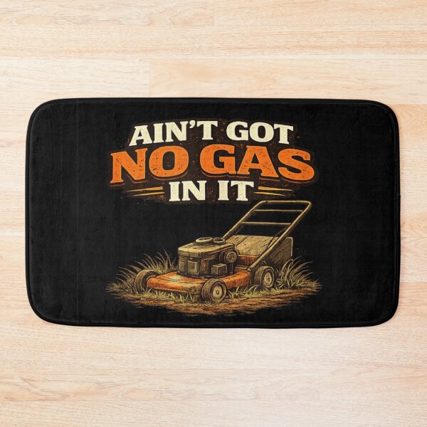 Item preview, Aint Got No Gas In It Funny Vintage Lawn Mower Graphic Art designed and sold by DaphoLatara.