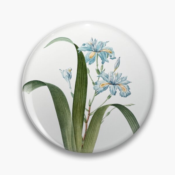 Item preview, Iris Japonica Flowers Botanical Illustration designed and sold by TheRetroArtRoom.