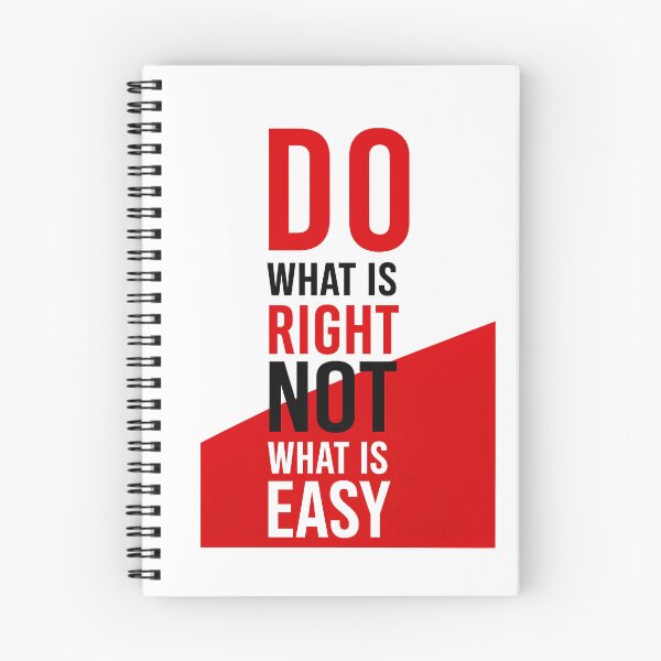 Item preview, DO WHAT IS RIGHT NOT WHAT IS EASY designed and sold by KISHNAY-FASHION.