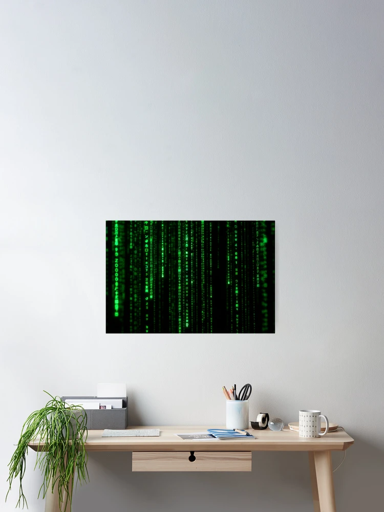 Thumbnail 2 of 3, Poster, matrix code designed and sold by holylandzreiki.