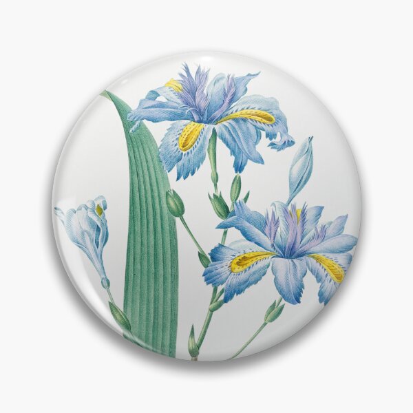 Item preview, Iris Japonica Flowers Botanical Illustration designed and sold by TheRetroArtRoom.