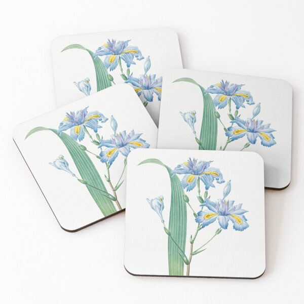 Item preview, Iris Japonica Flowers Botanical Illustration designed and sold by TheRetroArtRoom.
